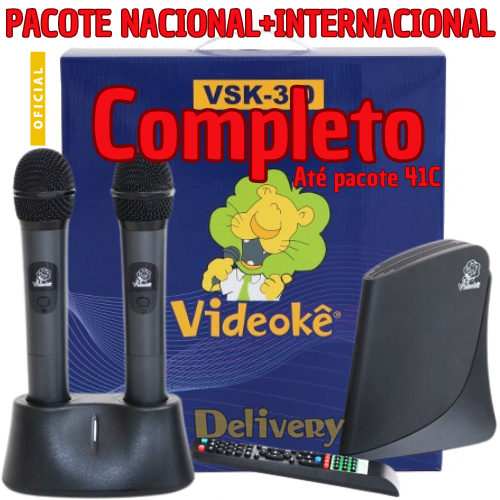 Aparelho de Videokê VSK 3.0 com 12.799 Canções